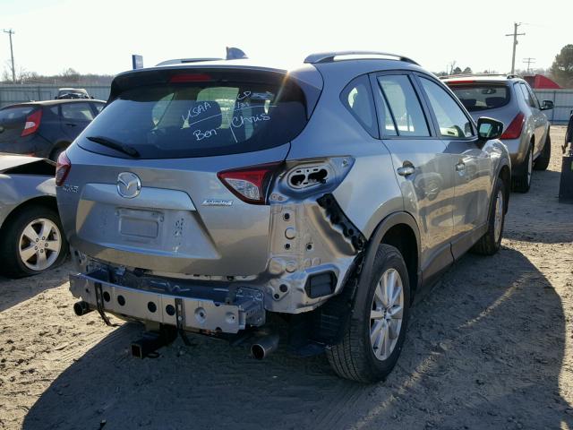 JM3KE2BE3F0473227 - 2015 MAZDA CX-5 SPORT SILVER photo 4