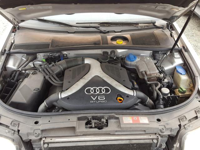 WAULD64B73N020444 - 2003 AUDI A6 2.7T QU SILVER photo 7