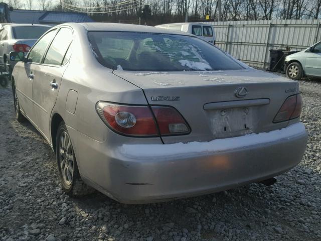 JTHBA30G340011003 - 2004 LEXUS ES 330 TAN photo 3