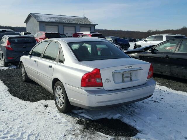 YV1TS592451391836 - 2005 VOLVO S80 2.5T SILVER photo 3