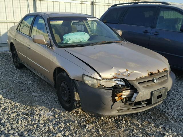 1HGCG56482A074636 - 2002 HONDA ACCORD LX GOLD photo 1