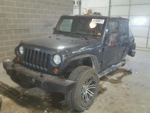 1J8GA69117L181556 - 2007 JEEP WRANGLER R GRAY photo 2