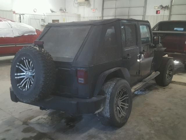 1J8GA69117L181556 - 2007 JEEP WRANGLER R GRAY photo 4