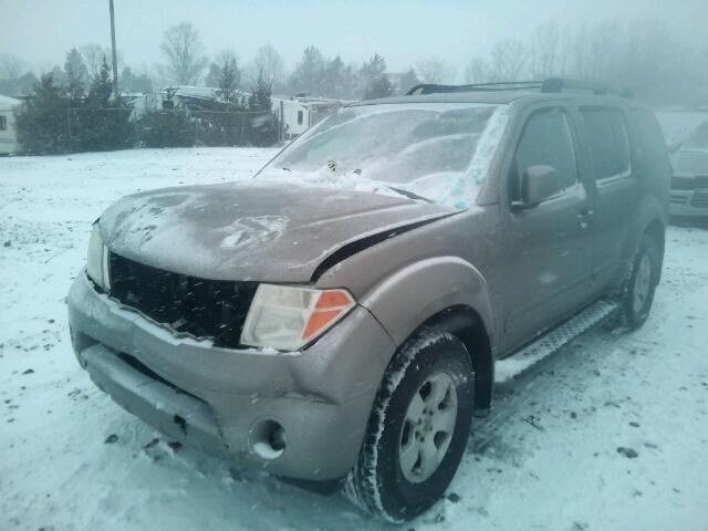 5N1AR18W96C621863 - 2006 NISSAN PATHFINDER BEIGE photo 2