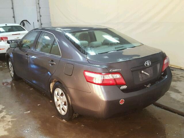 4T4BE46K69R082480 - 2009 TOYOTA CAMRY BASE GRAY photo 3