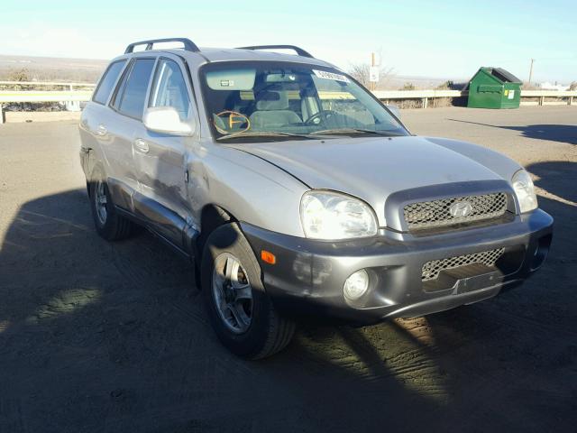 KM8SC73D63U406350 - 2003 HYUNDAI SANTA FE G SILVER photo 1