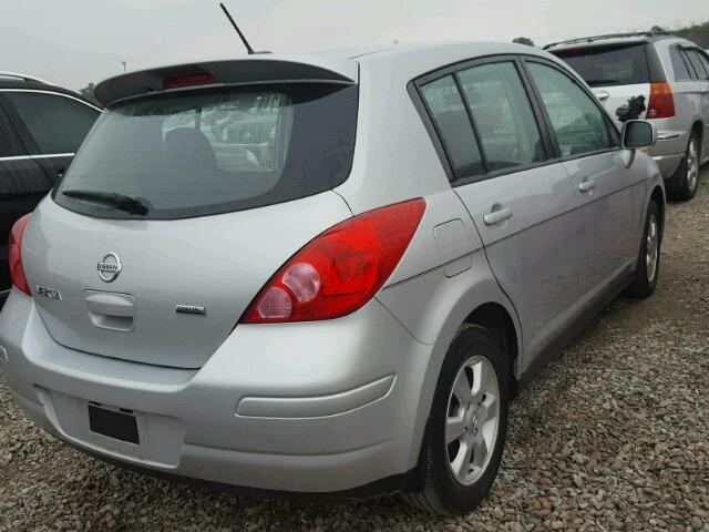 3N1BC1CP0CK277360 - 2012 NISSAN VERSA S SILVER photo 4