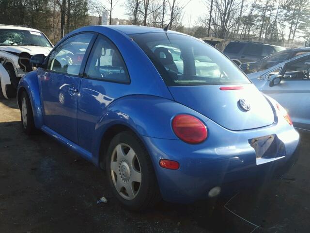 3VWCA21CXYM466717 - 2000 VOLKSWAGEN NEW BEETLE BLUE photo 3