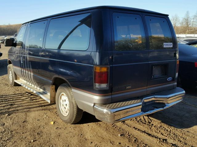 1FMEE11H5RHA58889 - 1994 FORD ECONOLINE BLUE photo 3