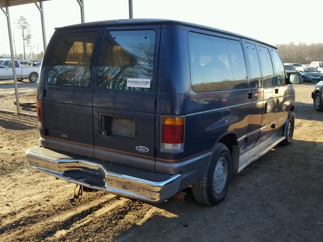 1FMEE11H5RHA58889 - 1994 FORD ECONOLINE BLUE photo 4