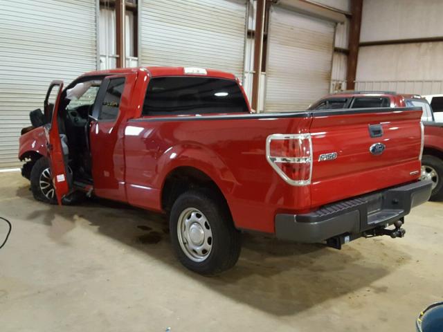 1FTEX1CM5EKD70457 - 2014 FORD F150 SUPER RED photo 3