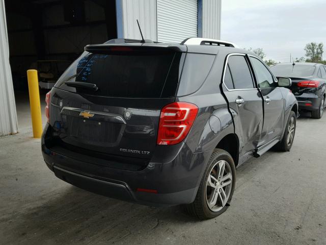 2GNALDEK0G6265586 - 2016 CHEVROLET EQUINOX LT GRAY photo 4