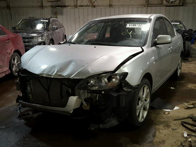 JM1BK32F381153872 - 2008 MAZDA 3 I SILVER photo 2