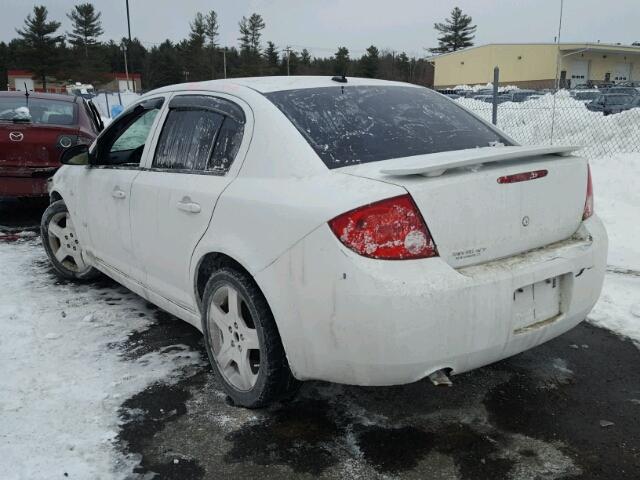 1G1AT58HX97167661 - 2009 CHEVROLET COBALT LT WHITE photo 3