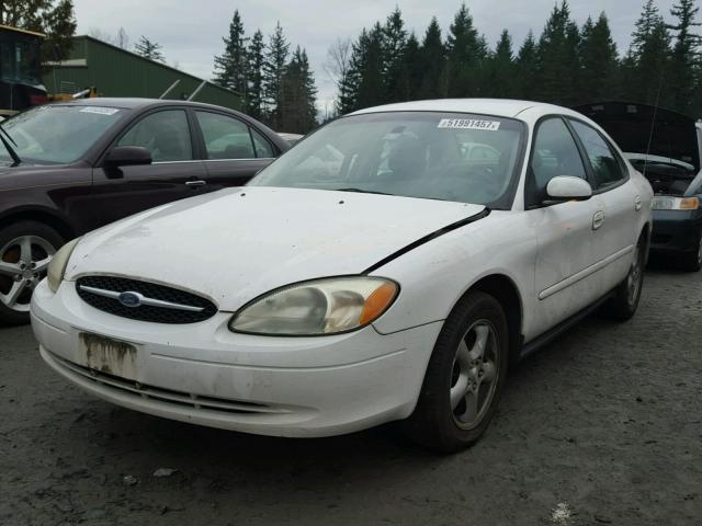 1FAFP53UX3A174440 - 2003 FORD TAURUS SE WHITE photo 2