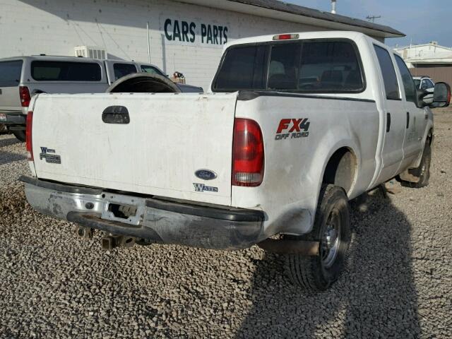 1FTSW31P34EC28880 - 2004 FORD F350 SRW S WHITE photo 4