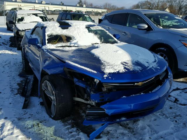 1G1FD3DS6G0178199 - 2016 CHEVROLET CAMARO LT BLUE photo 1