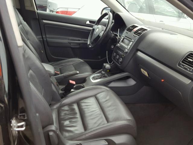 3VWDT71K16M644921 - 2006 VOLKSWAGEN JETTA TDI BLACK photo 5