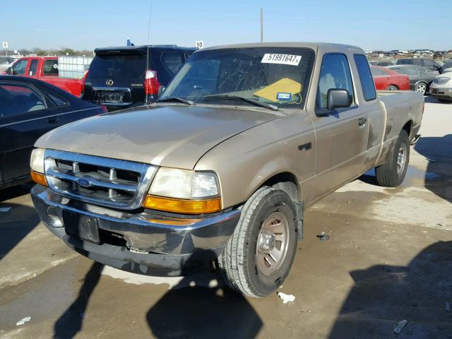 1FTYR14V6XPA61438 - 1999 FORD RANGER SUP GOLD photo 2