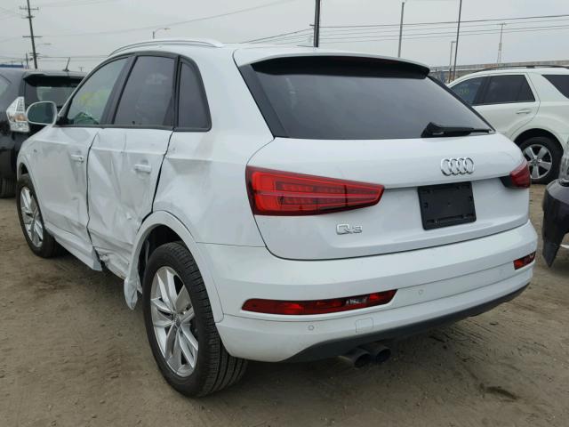 WA1BCCFS0JR007094 - 2018 AUDI Q3 PREMIUM WHITE photo 3