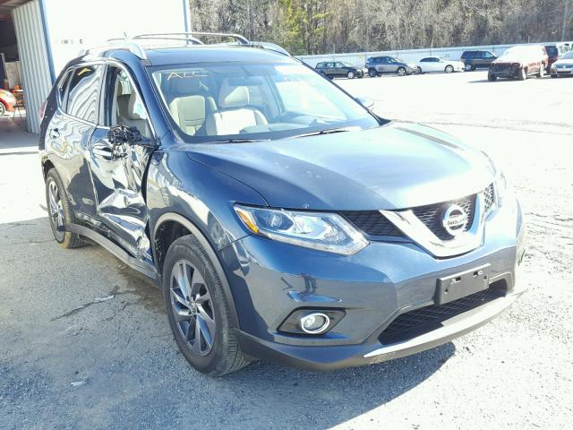 5N1AT2MT5GC818615 - 2016 NISSAN ROGUE S BLUE photo 1