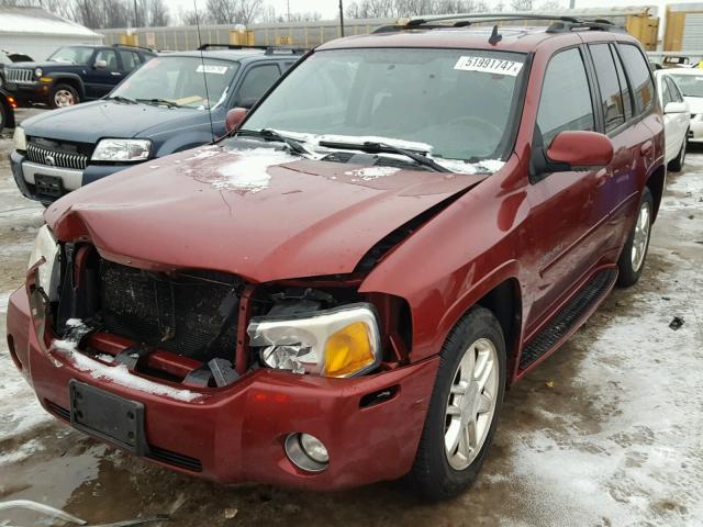 1GKET63M872242990 - 2007 GMC ENVOY DENA MAROON photo 2