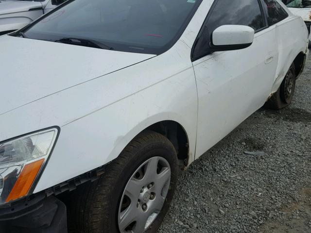 1HGCM72345A014911 - 2005 HONDA ACCORD LX WHITE photo 9