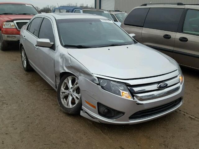 3FAHP0HA9CR374645 - 2012 FORD FUSION SE SILVER photo 1