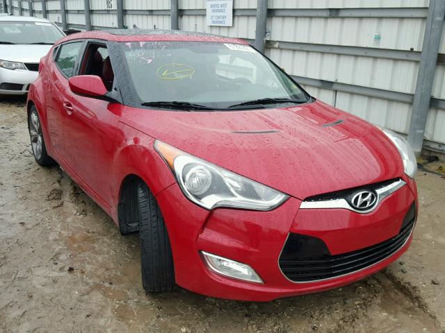 KMHTC6AD9EU206955 - 2014 HYUNDAI VELOSTER B RED photo 1