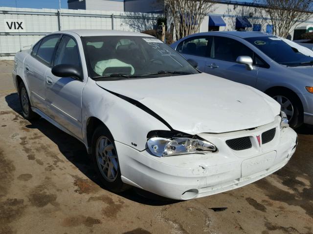 1G2NF52E44C251557 - 2004 PONTIAC GRAND AM S WHITE photo 1