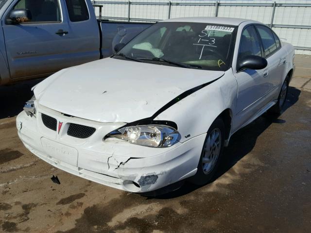 1G2NF52E44C251557 - 2004 PONTIAC GRAND AM S WHITE photo 2