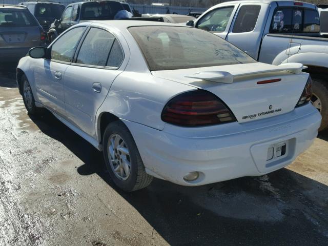 1G2NF52E44C251557 - 2004 PONTIAC GRAND AM S WHITE photo 3