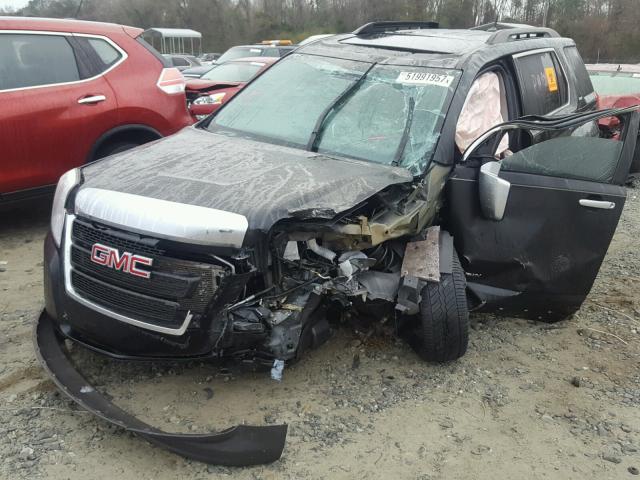 2GKALUEK8C6314170 - 2012 GMC TERRAIN SL BLACK photo 2