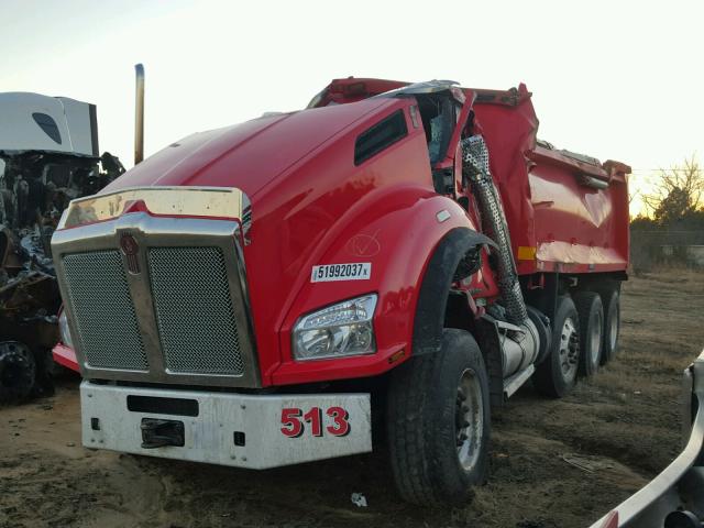 1NKZXPEX3GJ119102 - 2016 KENWORTH CONSTRUCTI RED photo 10