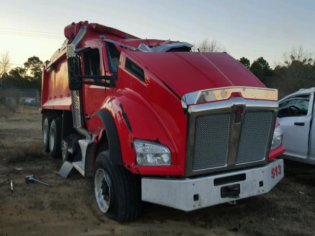 1NKZXPEX3GJ119102 - 2016 KENWORTH CONSTRUCTI RED photo 9