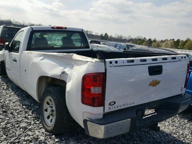 1GCEC14C78Z225093 - 2008 CHEVROLET SILVERADO WHITE photo 3