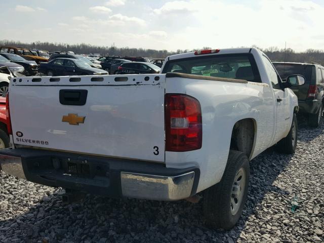 1GCEC14C78Z225093 - 2008 CHEVROLET SILVERADO WHITE photo 4