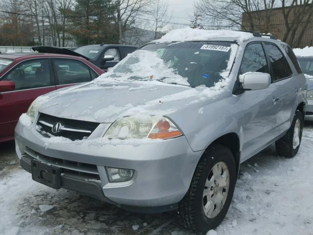 2HNYD18272H504217 - 2002 ACURA MDX SILVER photo 2