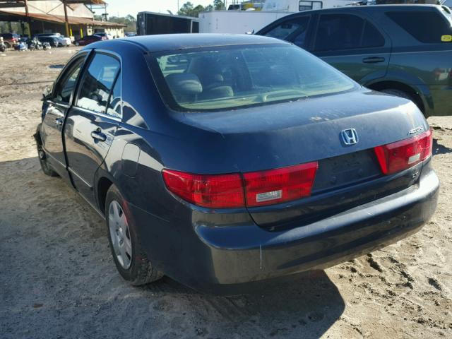 3HGCM56465G708900 - 2005 HONDA ACCORD LX BLUE photo 3