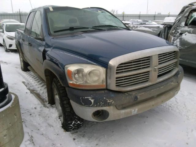 1D7HU18266S592199 - 2006 DODGE RAM 1500 S BLUE photo 1