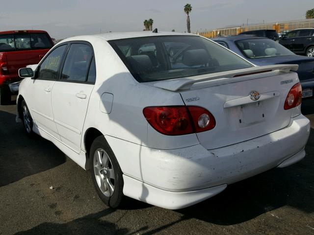 2T1BR32E74C309565 - 2004 TOYOTA COROLLA CE WHITE photo 3