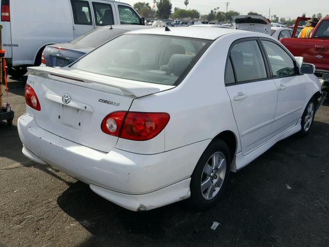 2T1BR32E74C309565 - 2004 TOYOTA COROLLA CE WHITE photo 4