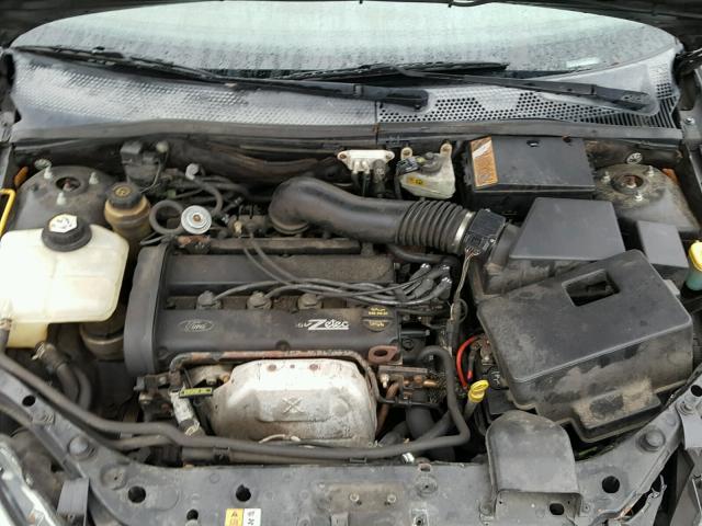 1FAFP36373W154530 - 2003 FORD FOCUS SE BLACK photo 7