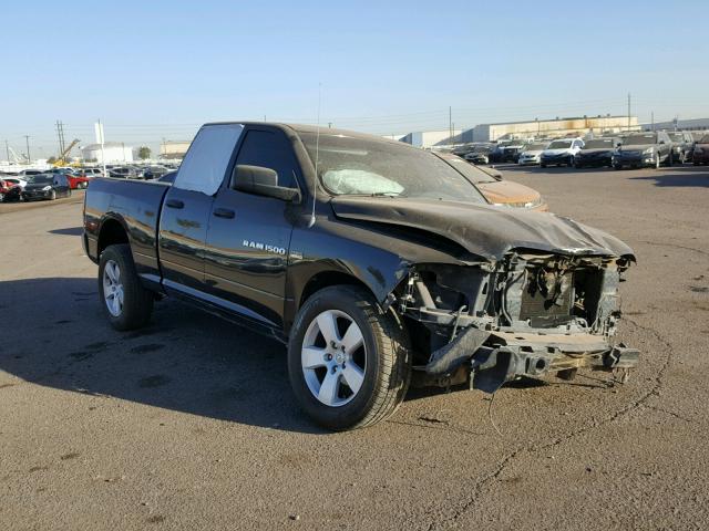 1C6RD6FT1CS170142 - 2012 DODGE RAM 1500 S BLACK photo 1