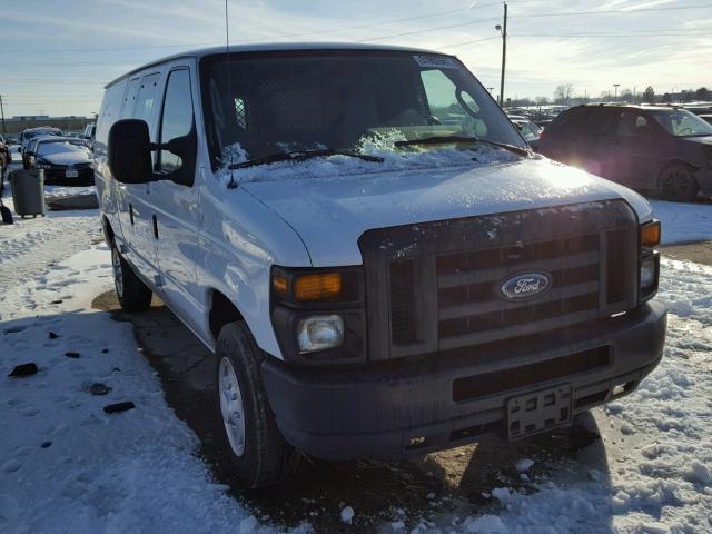 1FTNE1EW3EDA81800 - 2014 FORD ECONOLINE WHITE photo 1