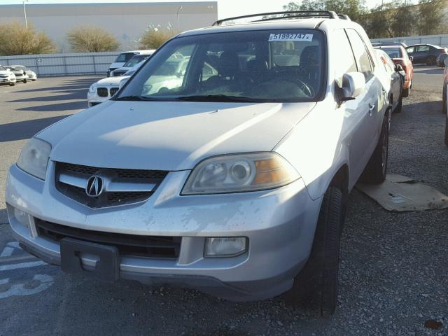 2HNYD18675H503382 - 2005 ACURA MDX TOURIN SILVER photo 2