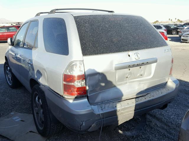 2HNYD18675H503382 - 2005 ACURA MDX TOURIN SILVER photo 3