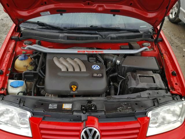 3VWRB69M61M170871 - 2001 VOLKSWAGEN JETTA GL RED photo 7