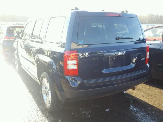 1C4NJPFB1FD274149 - 2015 JEEP PATRIOT LA BLUE photo 3