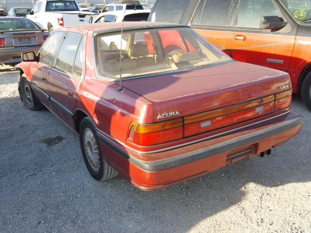 JH4KA4665LC028600 - 1990 ACURA LEGEND L BURGUNDY photo 3